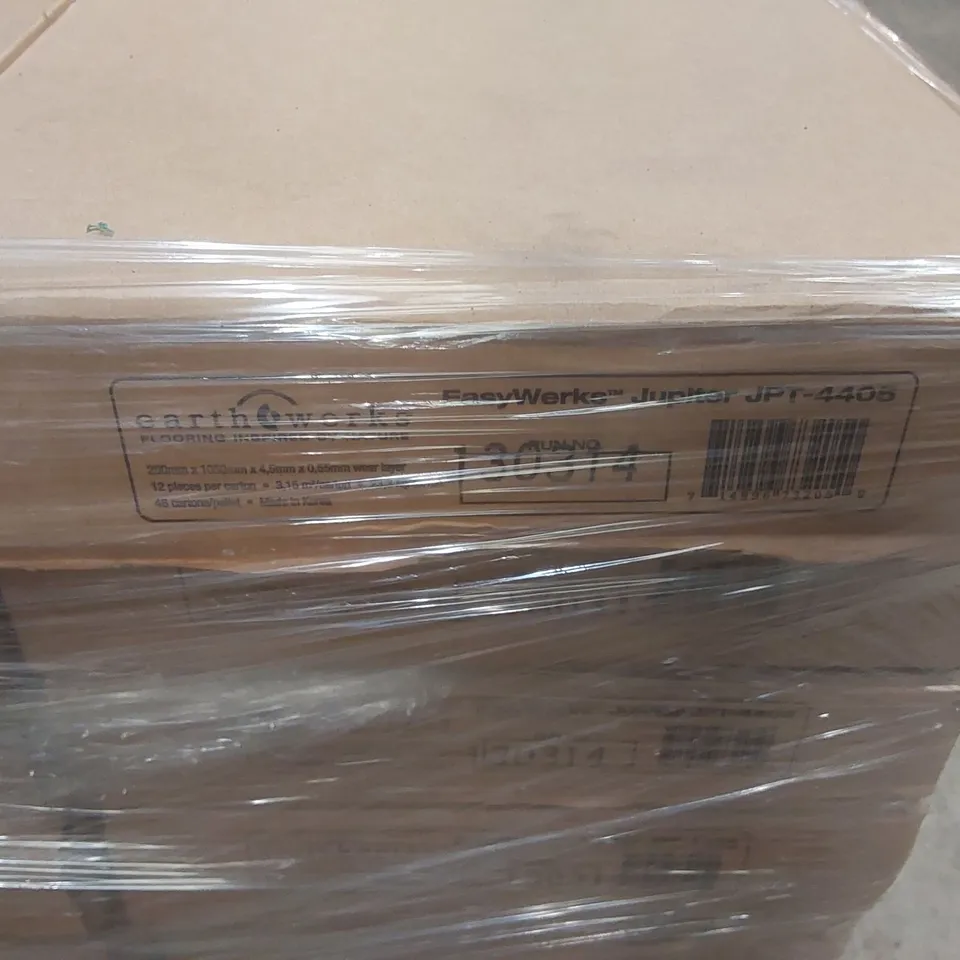 PALLET CONTAINING APPROXIMATELY 40x BOXES OF BRAND NEW JUPITER 4405 LUXURY VINYL TILES - 3.15M² PP