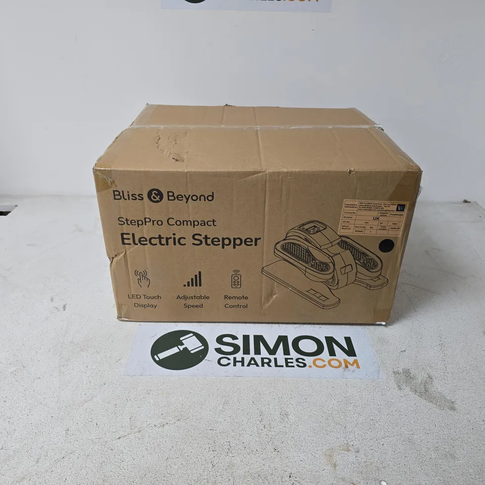 BOXED BLISS & BEYOND STEPPRO COMPACT ELECTRIC STEPPER
