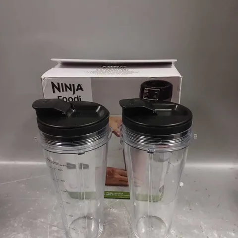 BOXED NINJA FOODI X2 CUPS WITH SPOUT LIDS 700ML