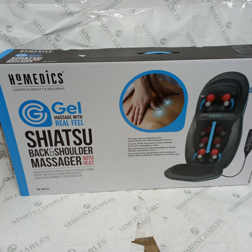 BOXED HOMEDICS SHIATSU BACK AND SHOULDER MASSAGER SGM-1600H-EUX