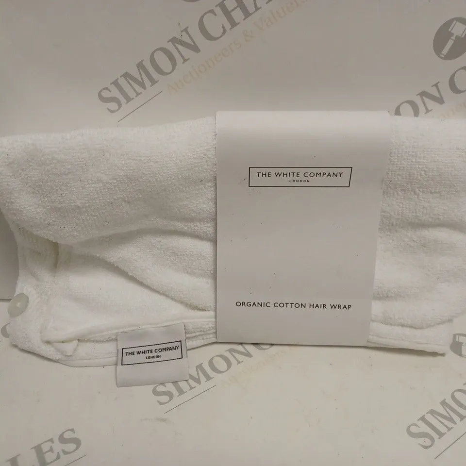 THE WHITE COMPANY ORGANIC COTTON HAIR WRAP 