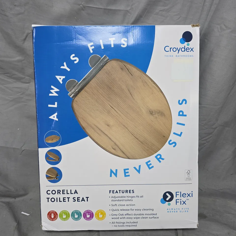 SEALED CROYDEX CORELLA TOILET SEAT 