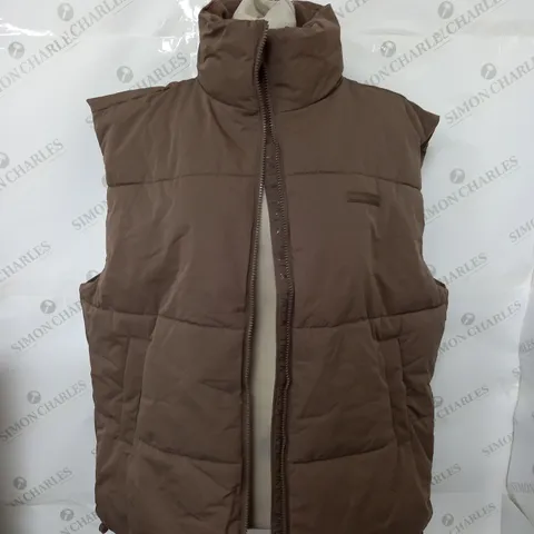 TIALA APRES GILET IN BROWN - MEDIUM