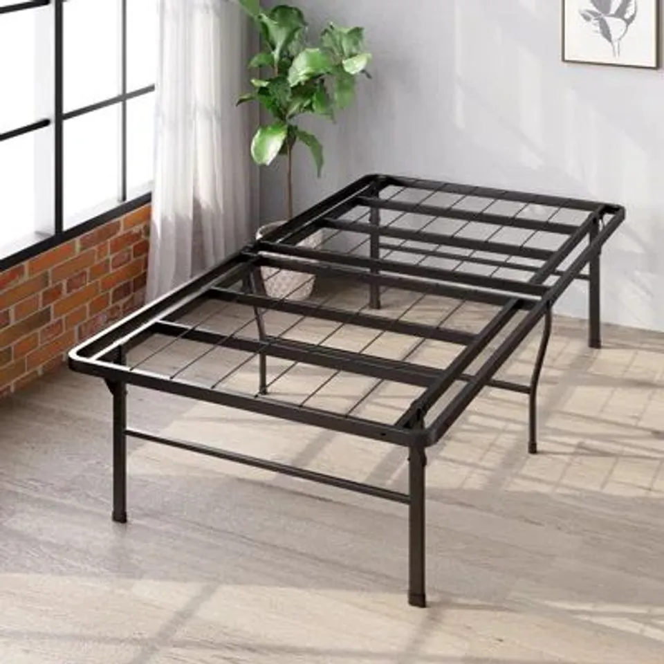 BOXED SMARTBASE METAL HEAVY DUTY BED FRAME - DOUBLE (1 BOX)