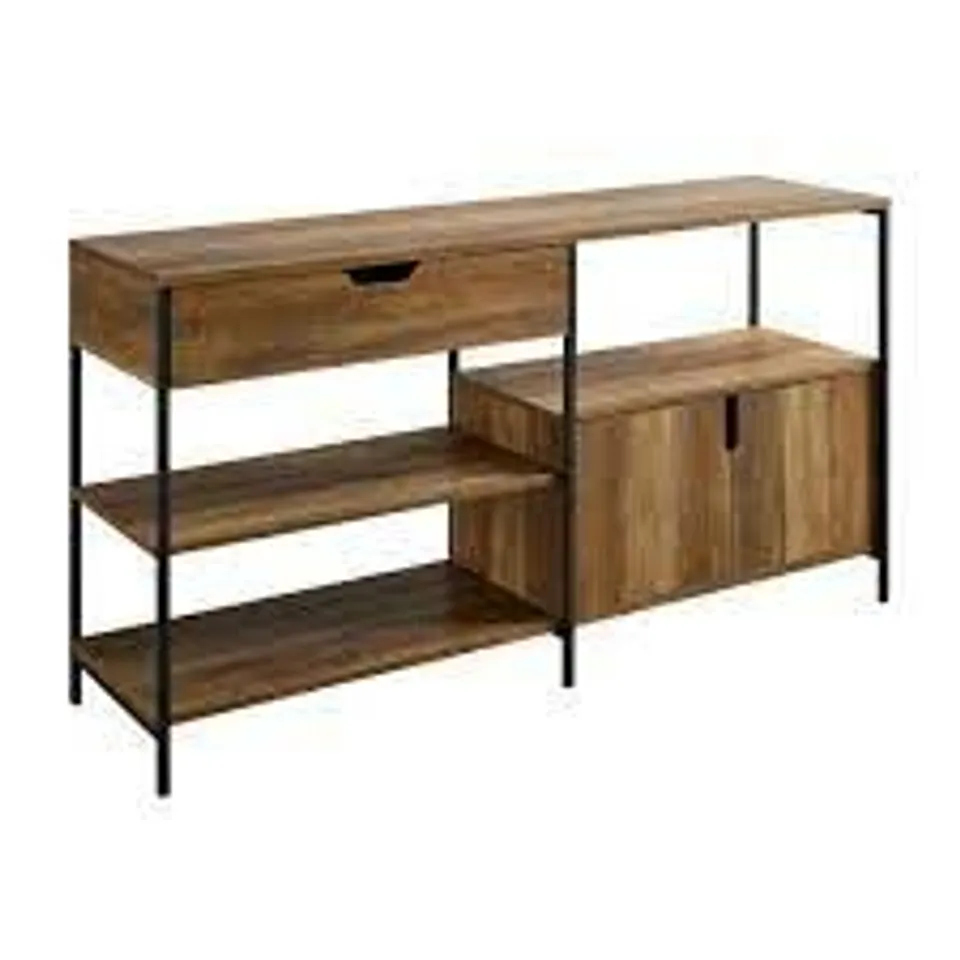BOXED AARIC TV STAND FOR TVS UP TO 65" DARK WALNUT-EFFECT (1 BOX)