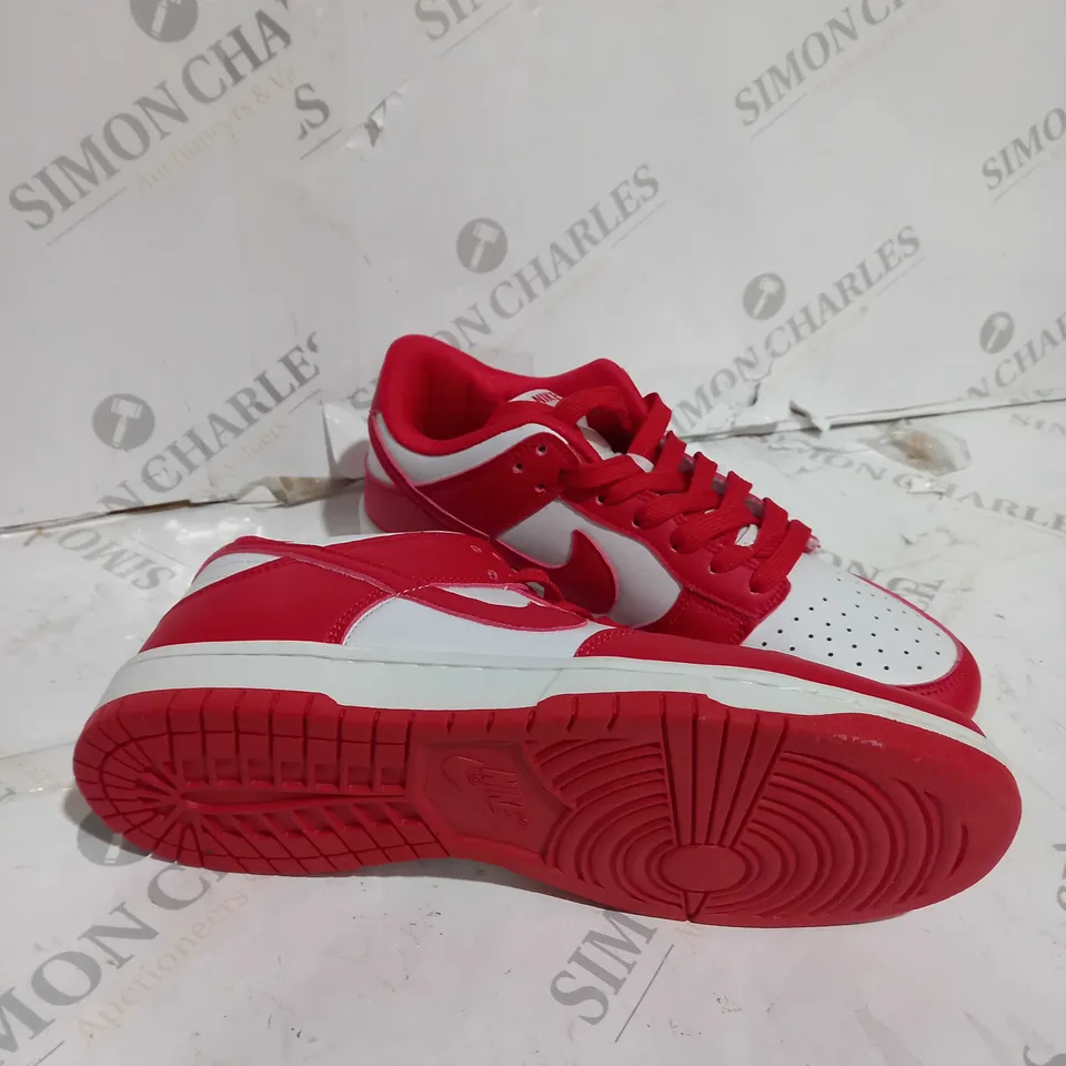 NIKE RED & WHITE DUNKS - UK SIZE 6