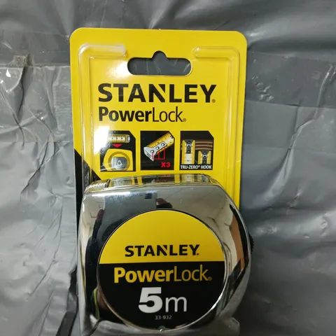 BOXED STANLEY POWERLOCK 5M TAPE MEASURE