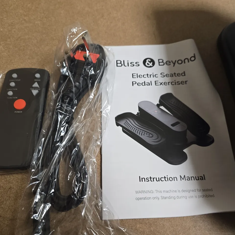 BLISS & BEYOND ELECTRIC SEATED PEDAL EXERCISER