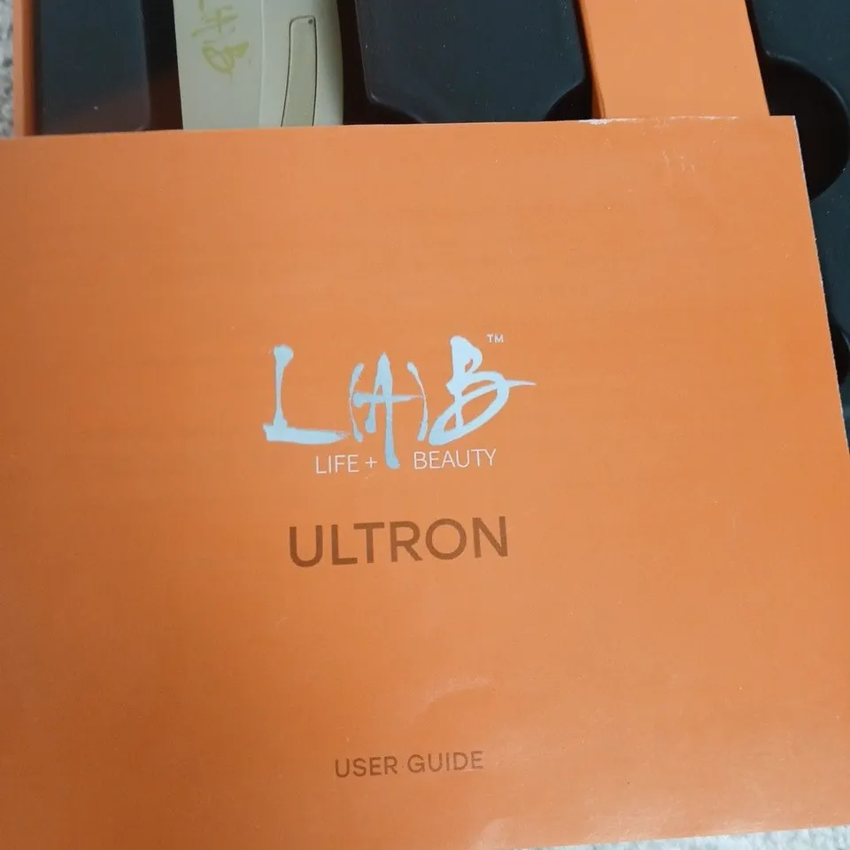 LAB LIFE + BEAUTY ULTRON SKINCARE DEVICE – BOXED WITH USER GUIDE
