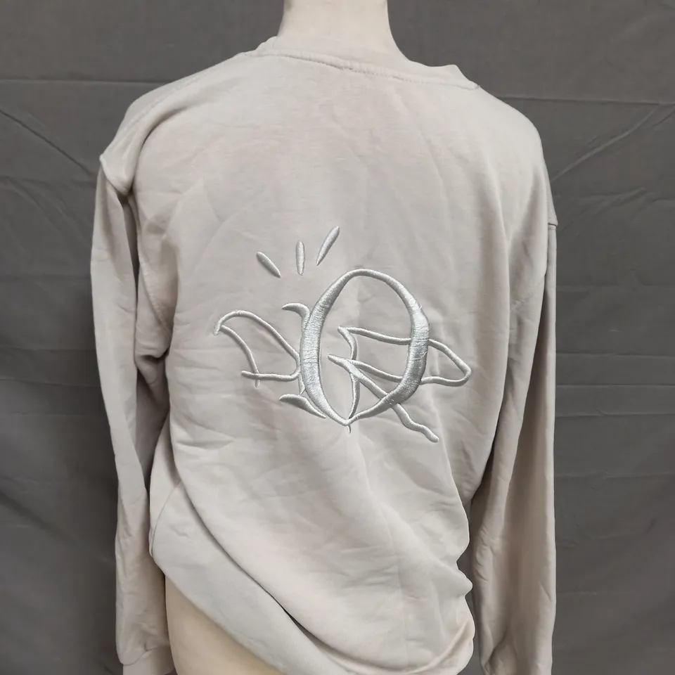 DIOR PEBBLE GREY SWEATSHIRT - LARGE