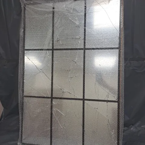 BOXED CINO WINDOW PANE MIRROR - BLACK - COLLECTION ONLY
