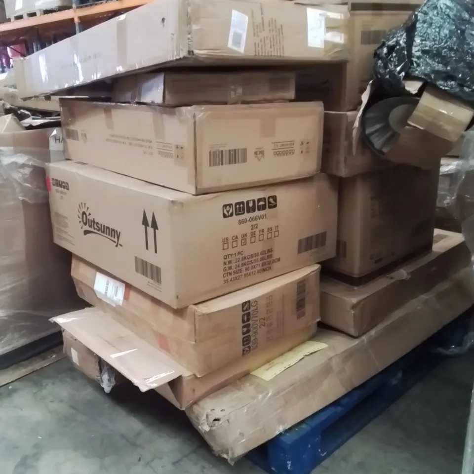 PALLET OF ASSORTED FLATPACKED PRODUCTS 