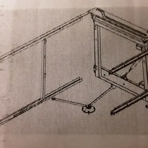 BOXED SIGE PULL SWING FRAME 900MM RH