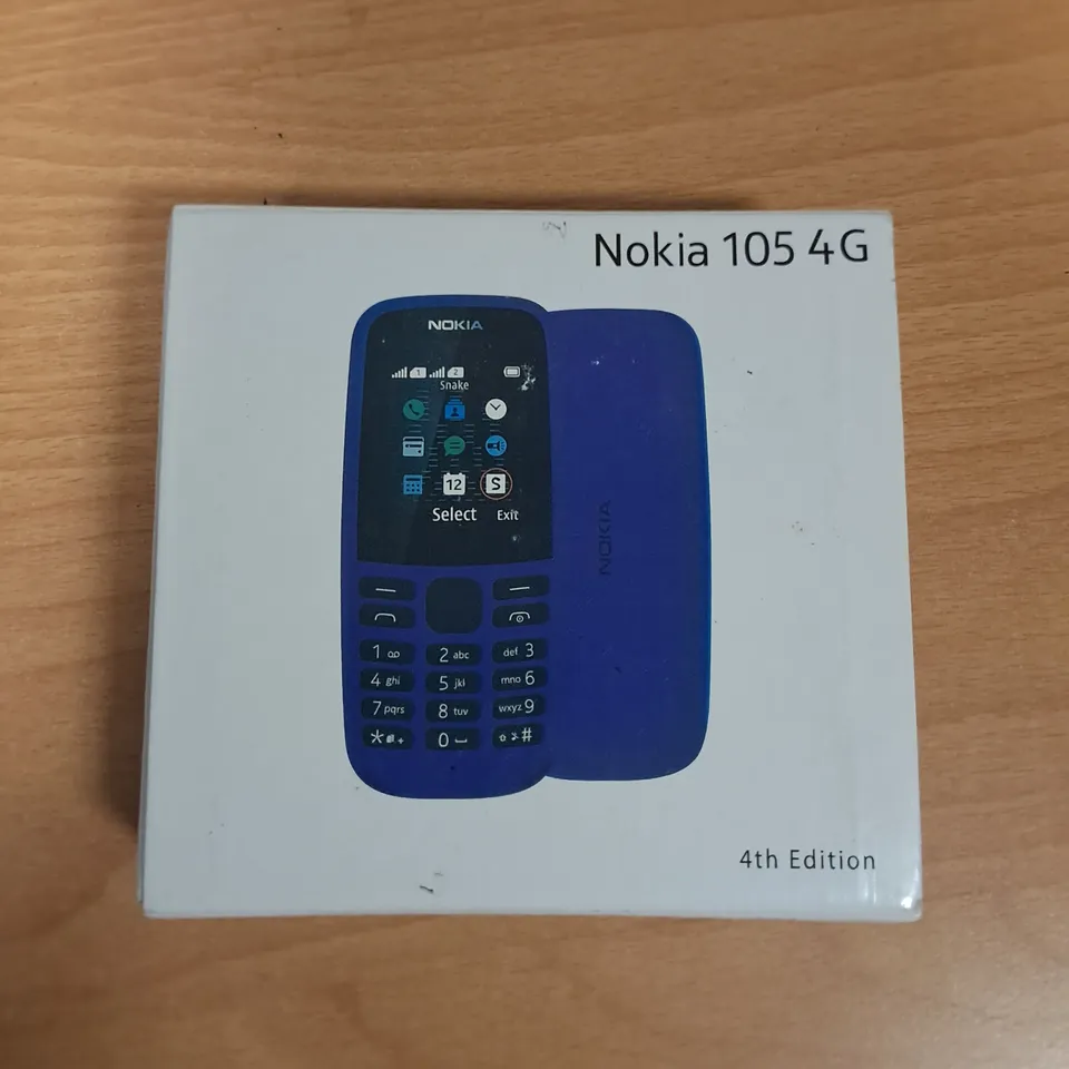 BOXED NOKIA 105 4G 4TH EDITION MOBILE IN BLACK