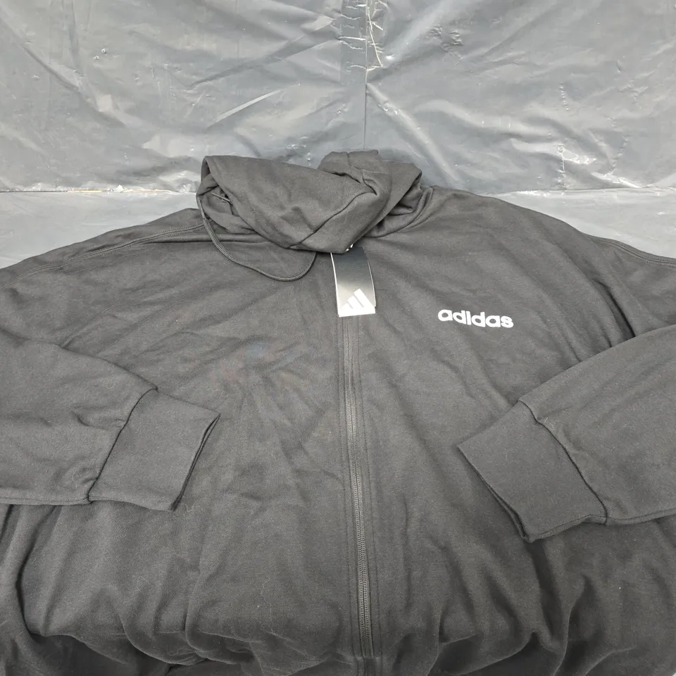 ADIDAS SLOGAN HOODIE - SIZE 4XL