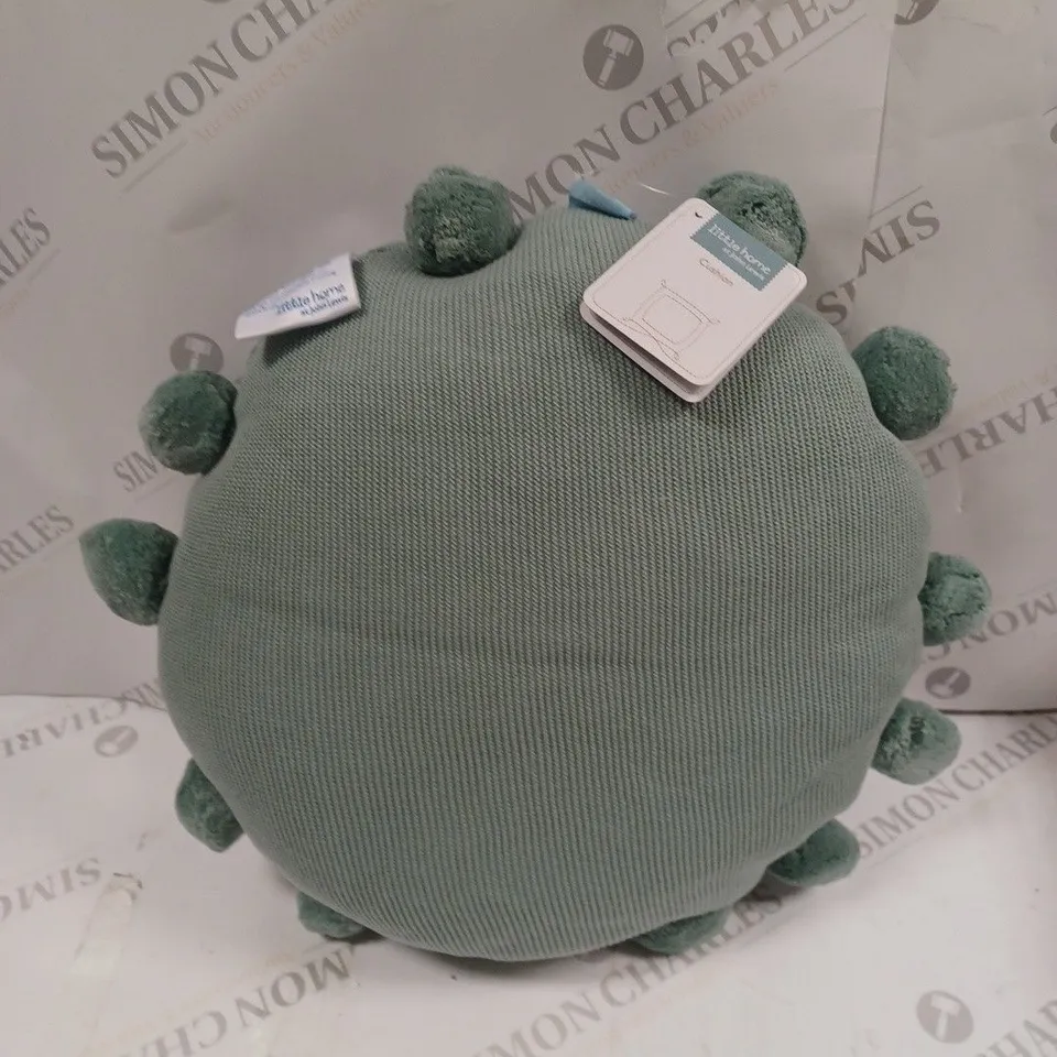LITTLE HOME AT JOHN LEWIS CUSHION IN GREEN 