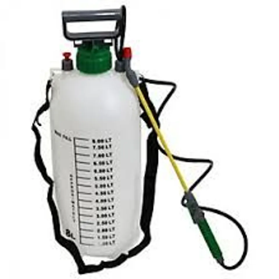 OYPLA 8L PUMP ACTION PRESSURE CROP GARDEN WEED SPRAYER
