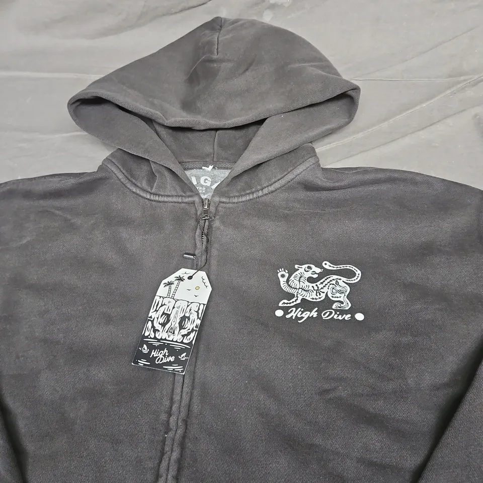 HIGH DIVE GRAPHIC HOODIE - SIZE SMALL