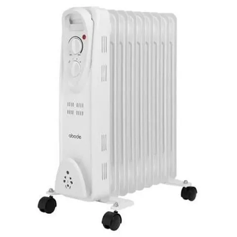BOXED ABODE AOFR9003 PORTABLE OIL-FILLED RADIATOR - WHITE