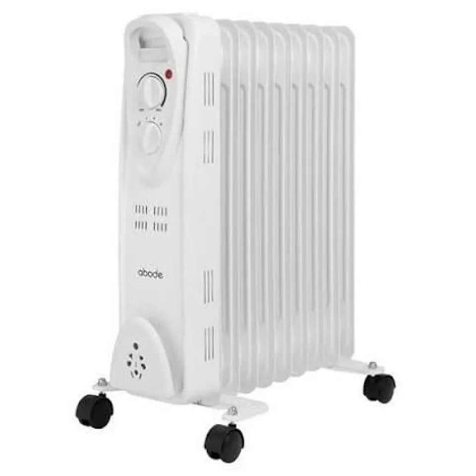 BOXED ABODE AOFR9003 PORTABLE OIL-FILLED RADIATOR - WHITE