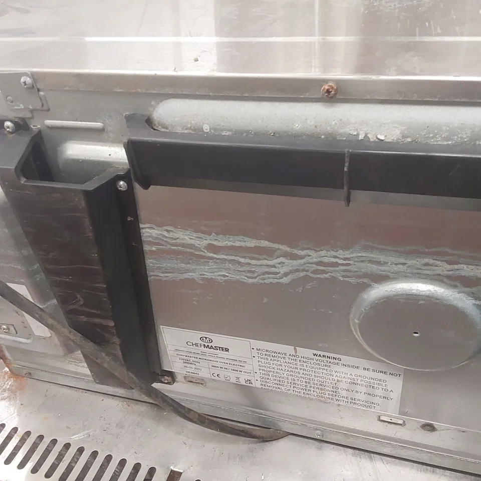 CHEFMASTER HEB643 1800 WATT COMMERCIAL PROGRAMMABLE MICROWAVE