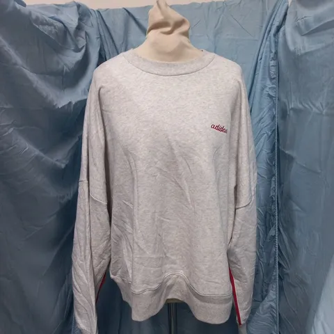 ADIDAS SWEATSHIRT – GREY, XL (UK 20-22)