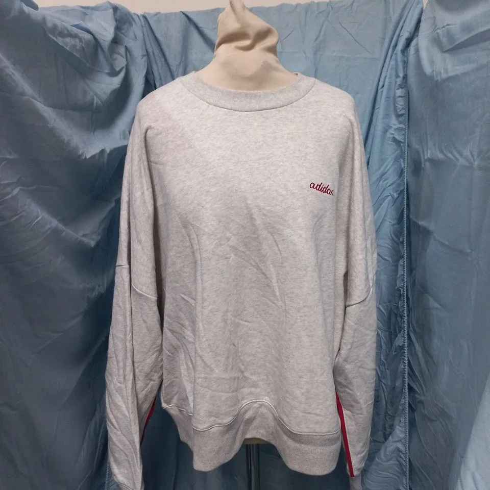 ADIDAS SWEATSHIRT – GREY, XL (UK 20-22)