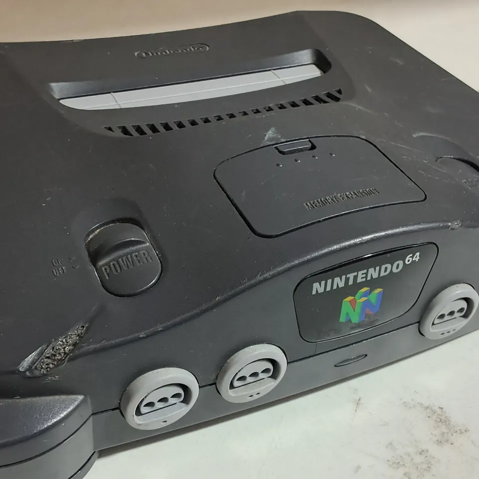 UNBOXED NINTENDO 64 CONSOLE WITH UNOFFICIAL CONTROLLER