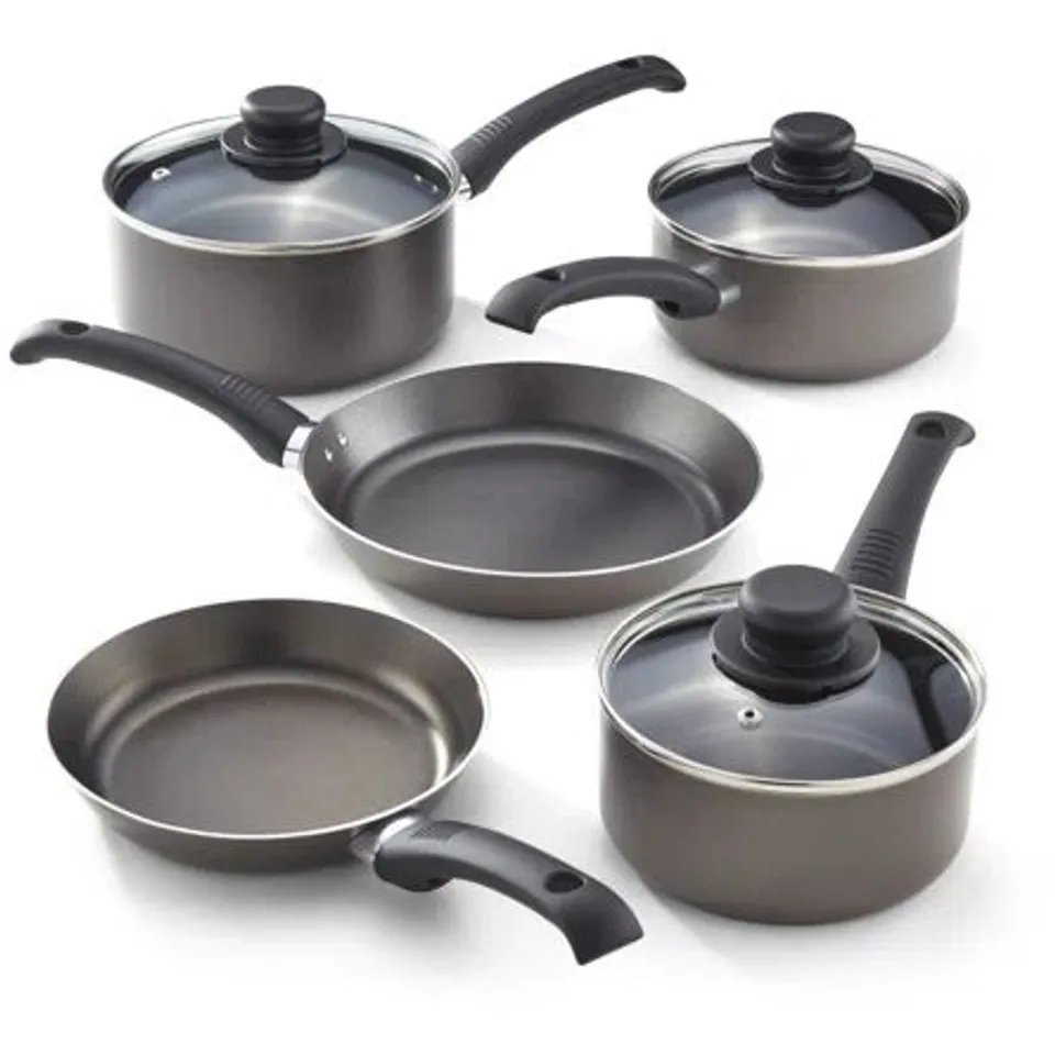 BOXED JUDGE EVERYDAY NON-STICK 5 PIECE SAUCEPAN SET