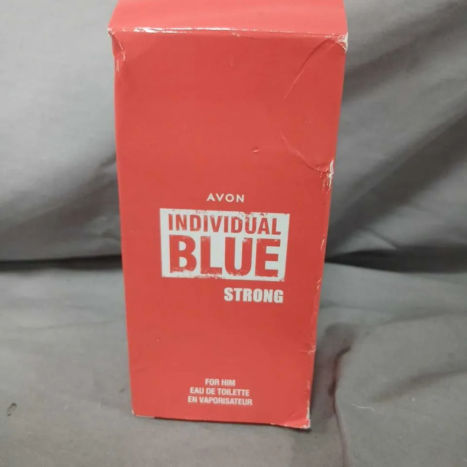 FIVE BOXED AVON INDIVIDUAL BLUE STRONG FOR HIM EAU DE TOILETTE 100ML