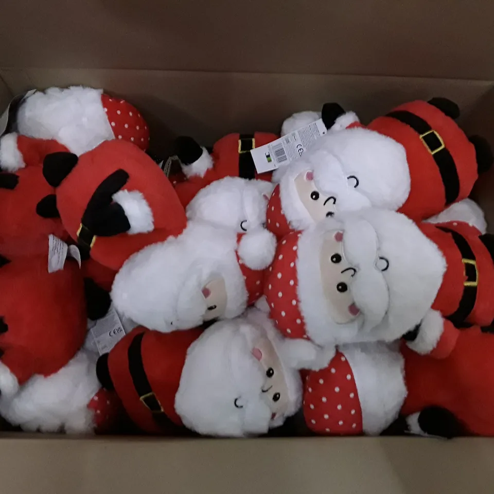 BOX CONTAINING APPROXIMATELY 29 BRAND NEW CHRISTMAS SANTA TOYS