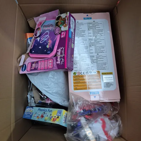 LARGE BOX OF ASSORTED TOYS AND GAMES