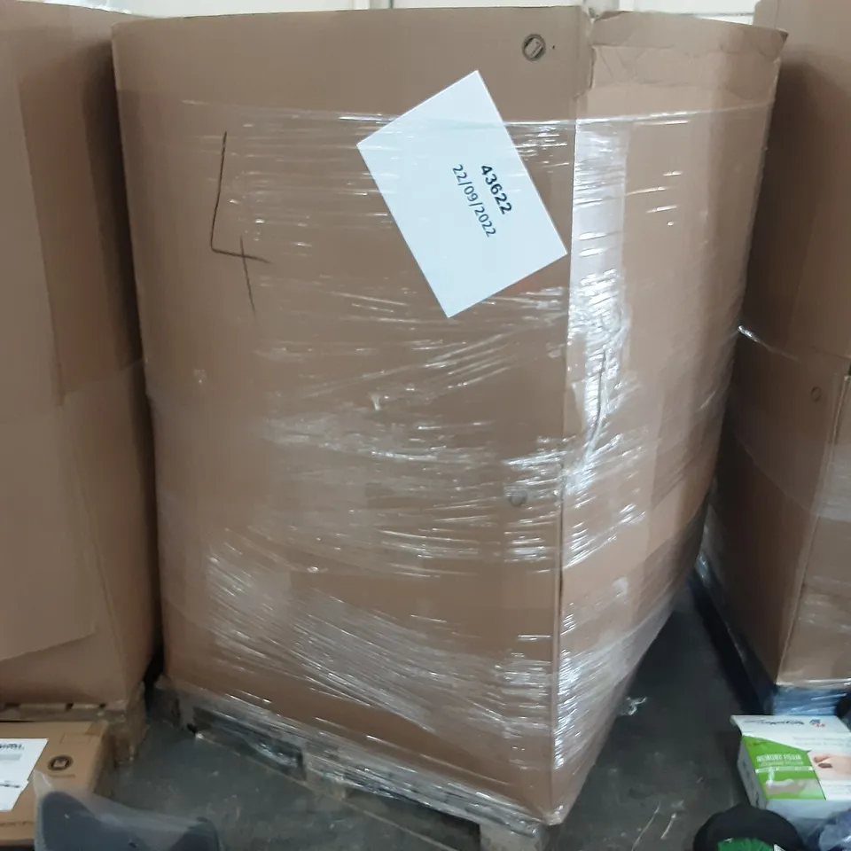 PALLET OF ASSORTED PRODUCTS TO INCLUDE EXPANDING HOSE, INOFIA LATEX MEMORY FOAM PILLOW, BAMBOO PILLOW, UMI PILLOWS, BCOZZY, NAIYEEMARS MEMORY FOAM LEG&KNEE PILLOW 