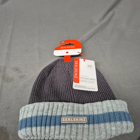 SEALSKINZ HOLKHAM WATERPROOF COLD WEATHER CUFF BEANIE SIZE L/XL