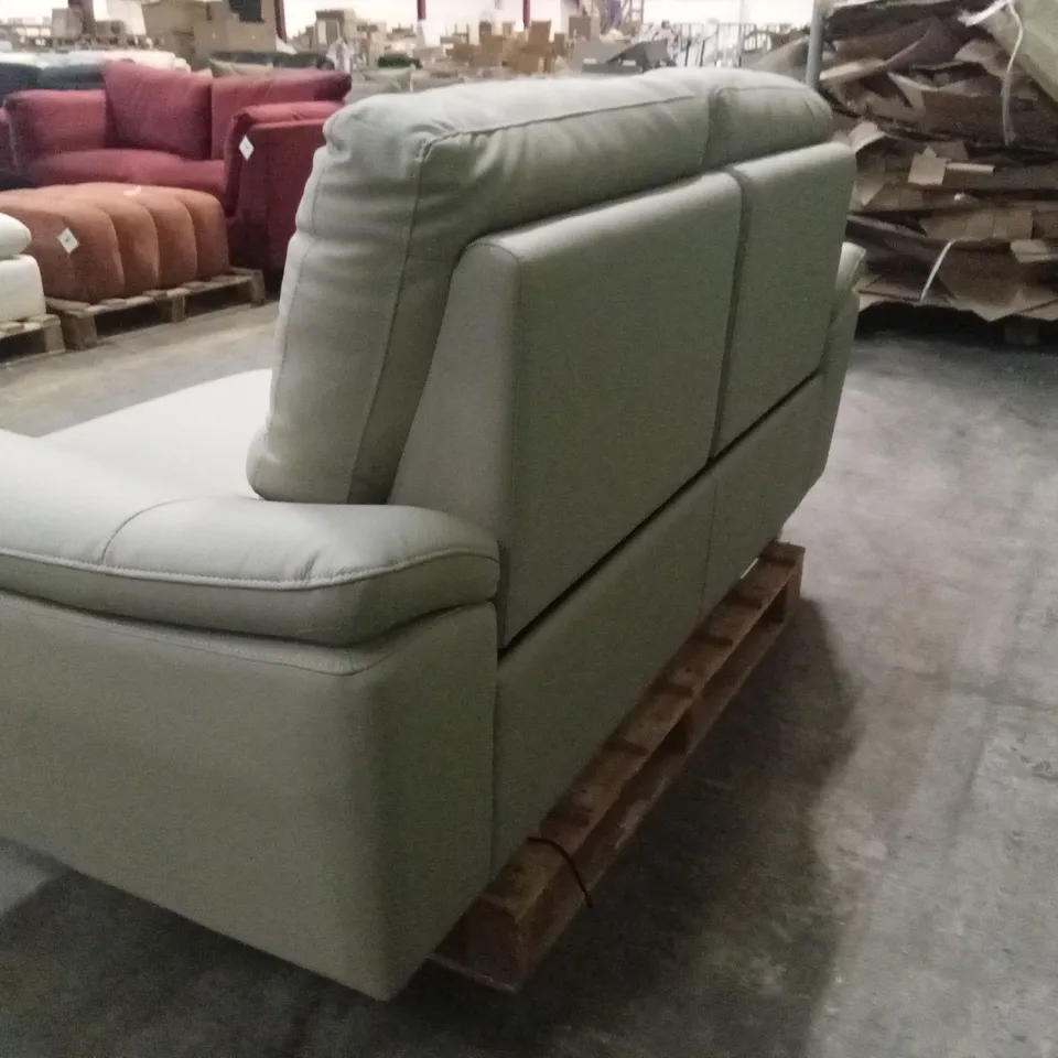 PAVILION 2 SEATER LEATHER/FAUX LEATHER POWER RECLINER SOFA RRP £949