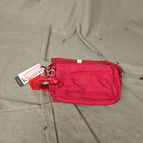 KIPLING BASIC ABANU BAG IN FUNKY RED ONE SIZE