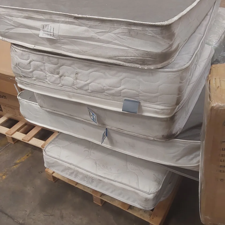 PALLET CONTAINING 7x ASSORTED MATTRESSES