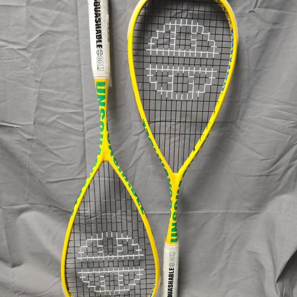 LOTOF 2 UNSQUASHABLE HERO PRO 125 BRAZIL LIMITED EDITION SQUASH RACKETS