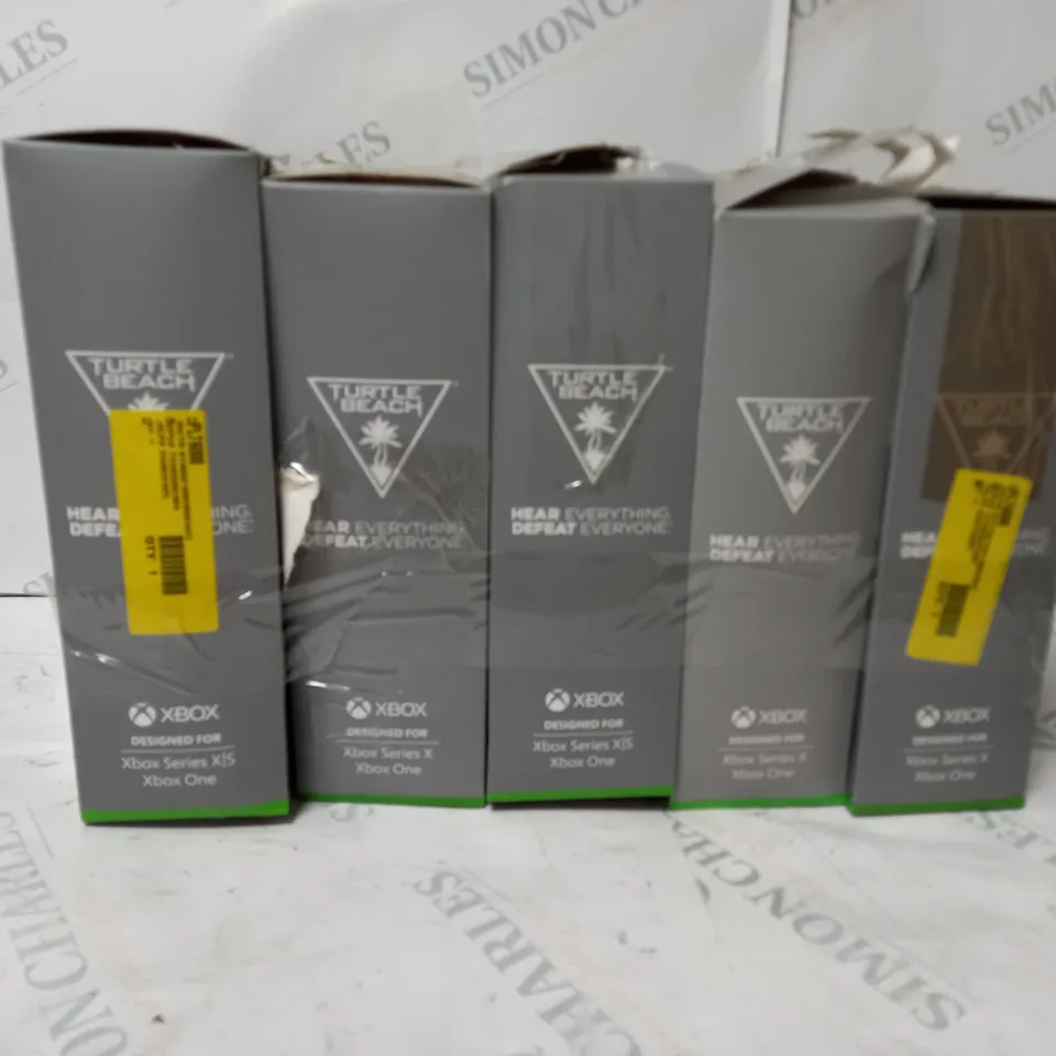 5X TURTLE BEACH RECON 50X HEADSETS - BLACK 