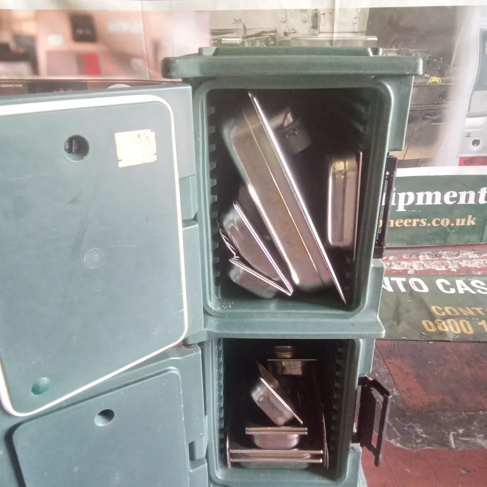CATERING TRAY STORAGE BOX WITH WHEELS 