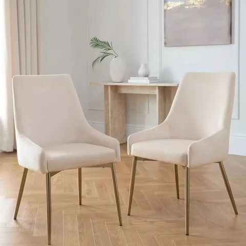 NALA DINING CHAIR IN CREAM BOXED