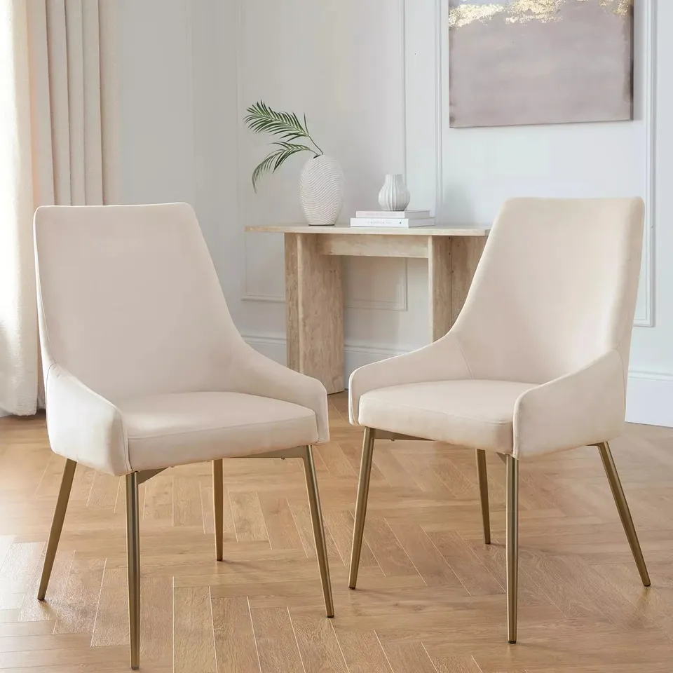 NALA DINING CHAIR IN CREAM BOXED
