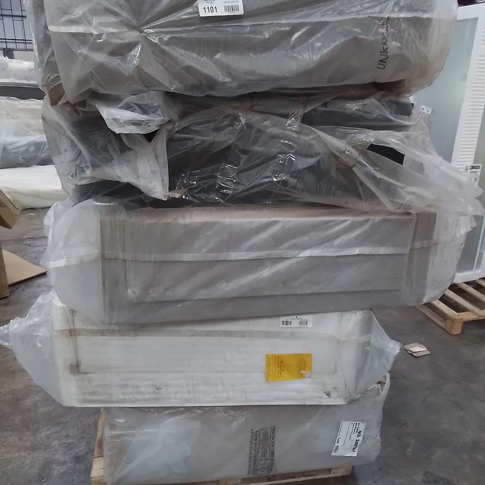 LOT TO CONTAIN 6 X ASSORTED DESIGNER DIVAN BASES