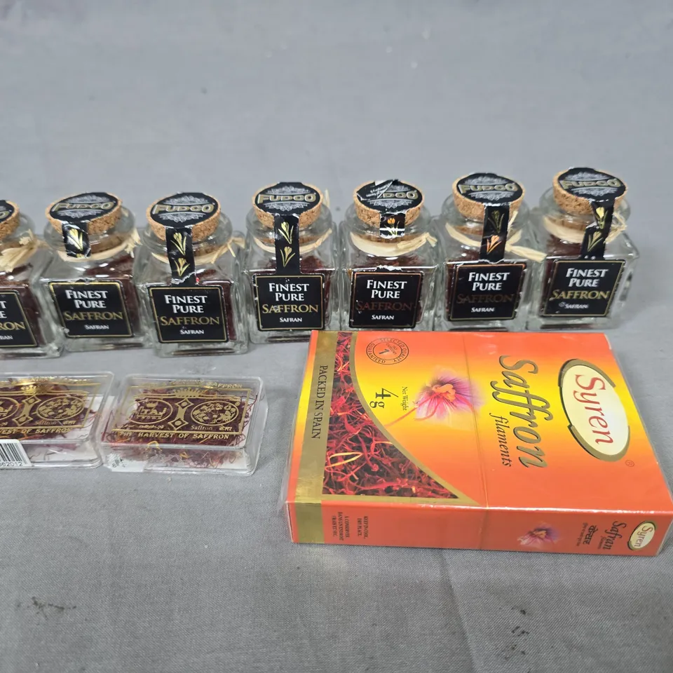 LOT OF 10 PACKS OF SAFFRON