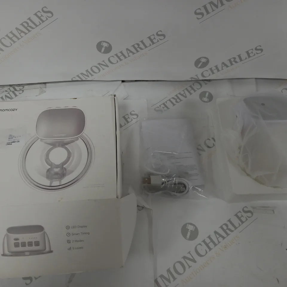MOMCOZY S9 WEARABLE BREAST PUMP BOXED 