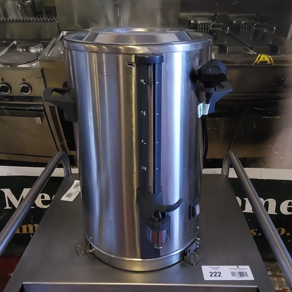 COMMERCIAL STAINLESS STEEL CATERING TROLLEY WITH HOT WATER BOILER DISPENSER 