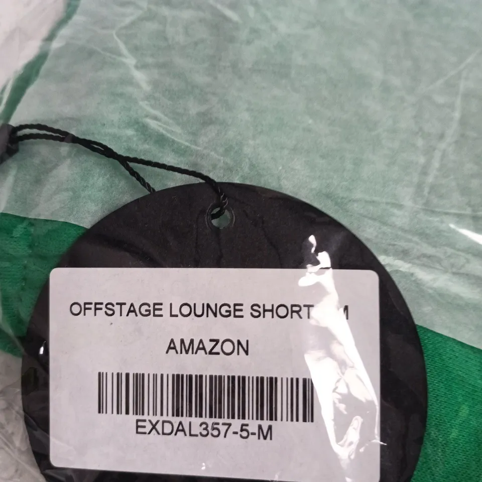 WHITE FOX BOUTIQUE OFFSTAGE LOUNGE SHORTS – GREEN, SIZE M