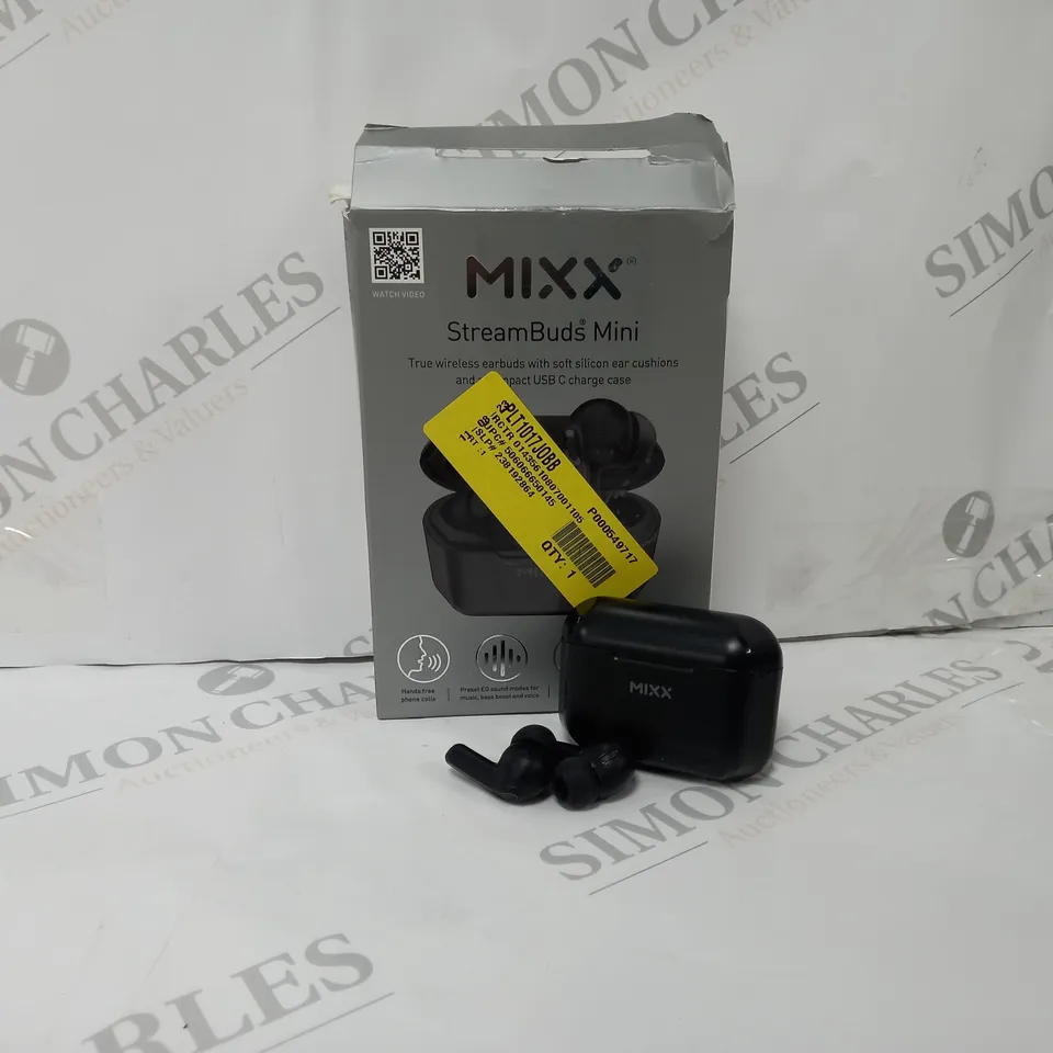 BOXED MIXX STREAMBUDS MINI TRUE WIRELESS EARBUDS