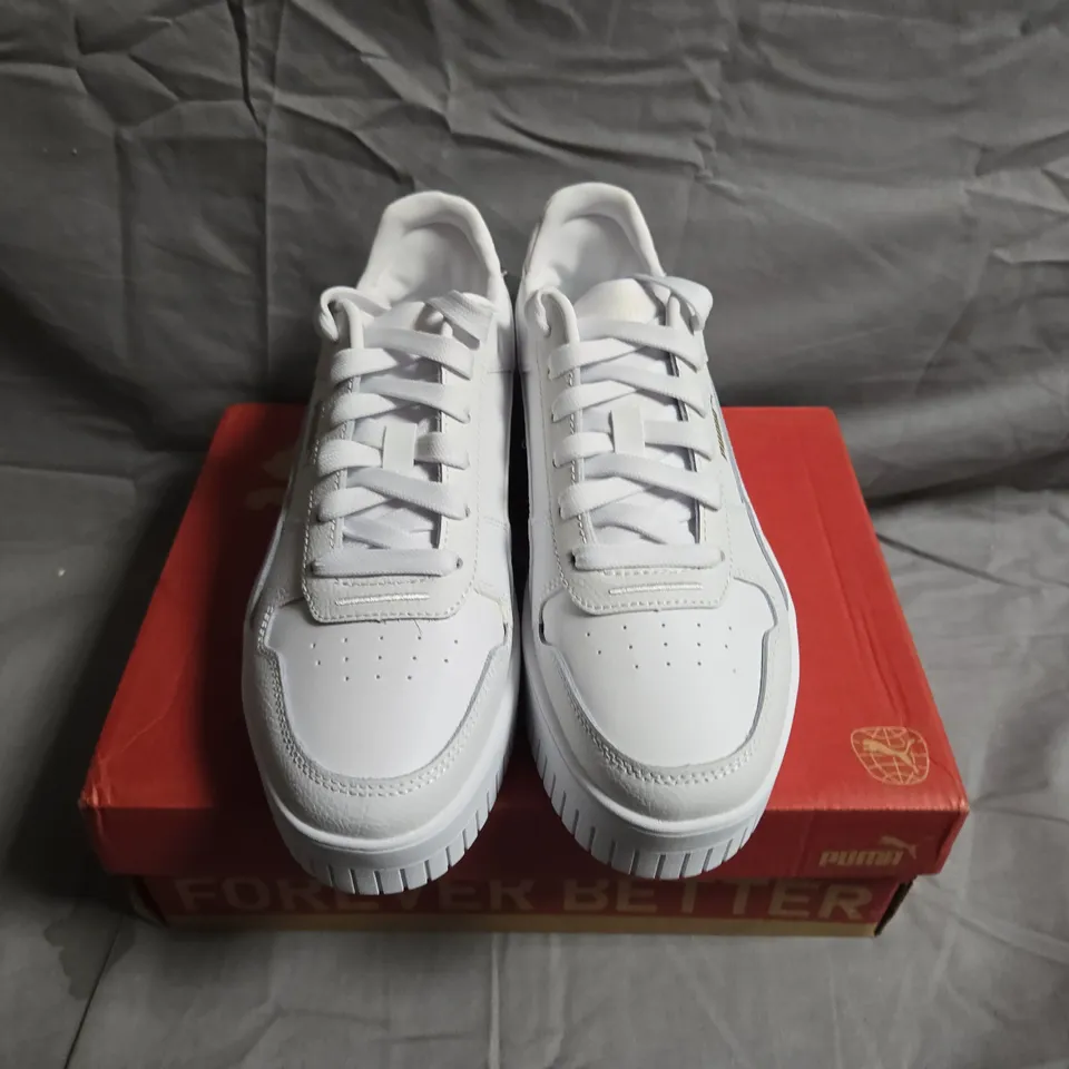 BOXED PAIR OF PUM CARINA STREET TRAINERS - UK SIZE 6