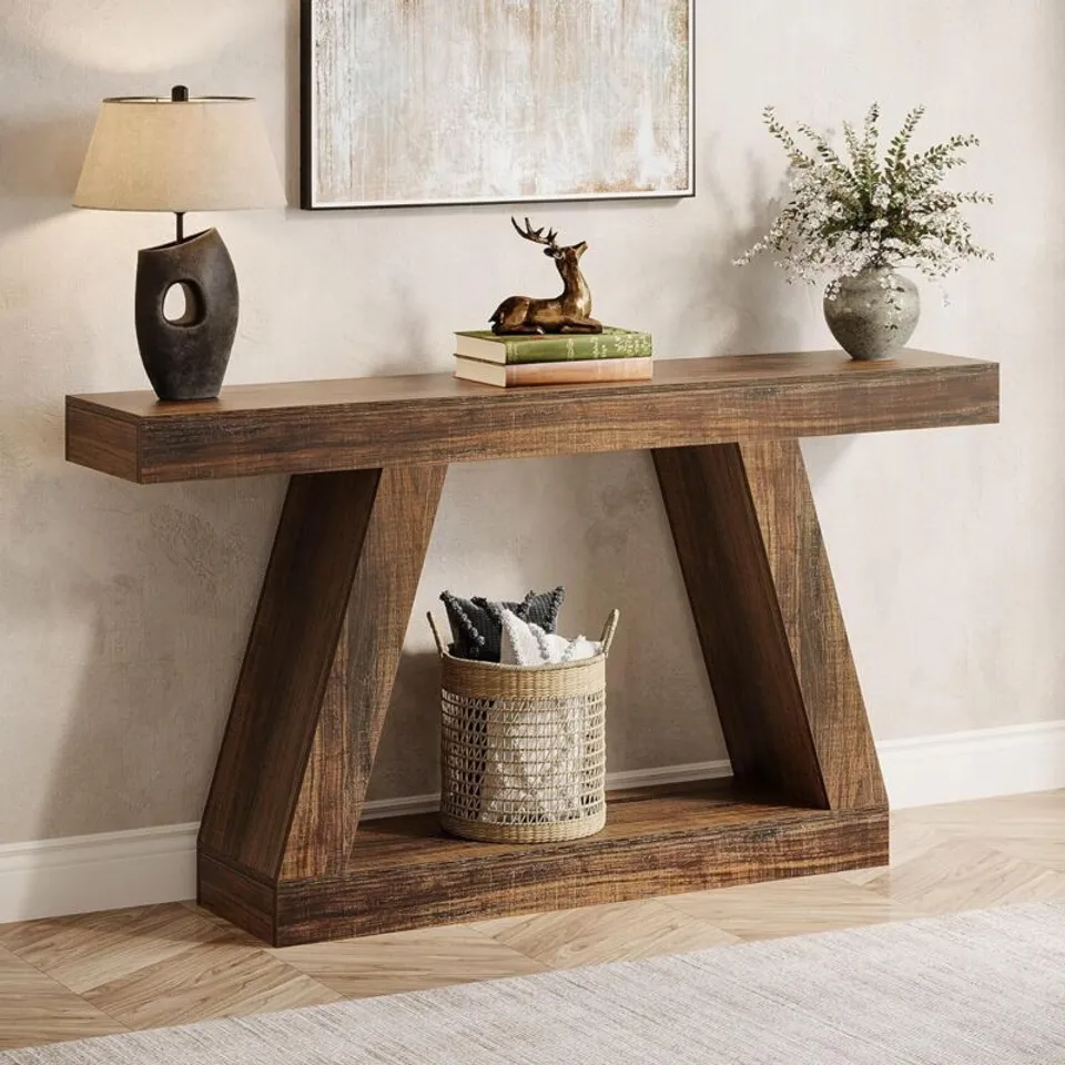BOXED 140CM CONSOLE TABLE